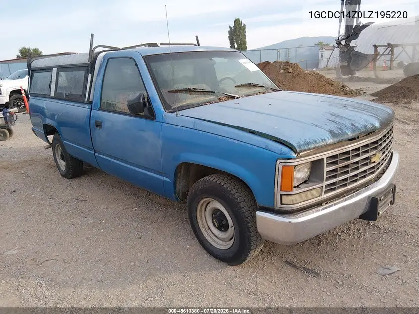 1990 Chevrolet Gmt-400 C1500 VIN: 1GCDC14Z0LZ195220 Lot: 45613380