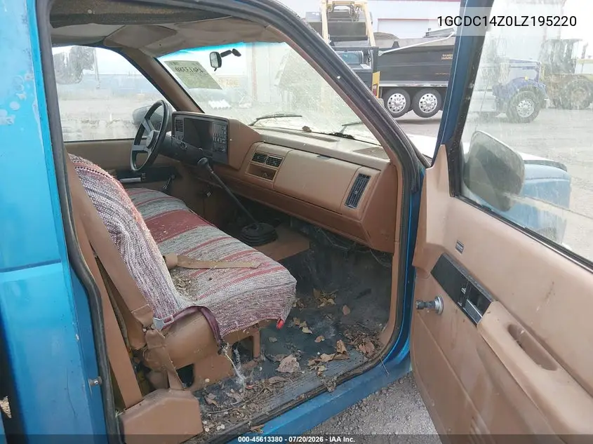1990 Chevrolet Gmt-400 C1500 VIN: 1GCDC14Z0LZ195220 Lot: 45613380