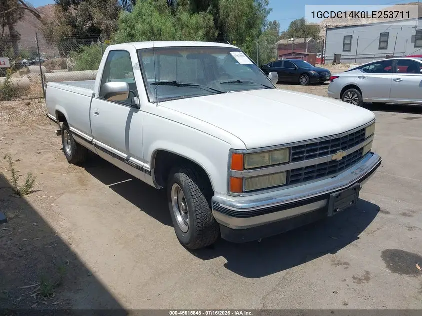 1990 Chevrolet Gmt-400 C1500 VIN: 1GCDC14K0LE253711 Lot: 45615848