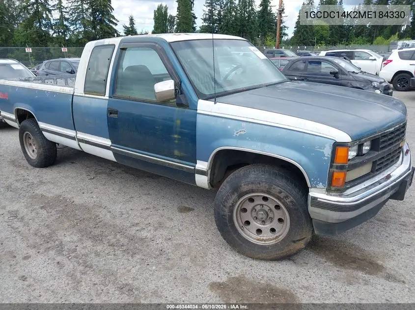 1991 Chevrolet Gmt-400 C1500 VIN: 1GCDC14K2ME184330 Lot: 45344034