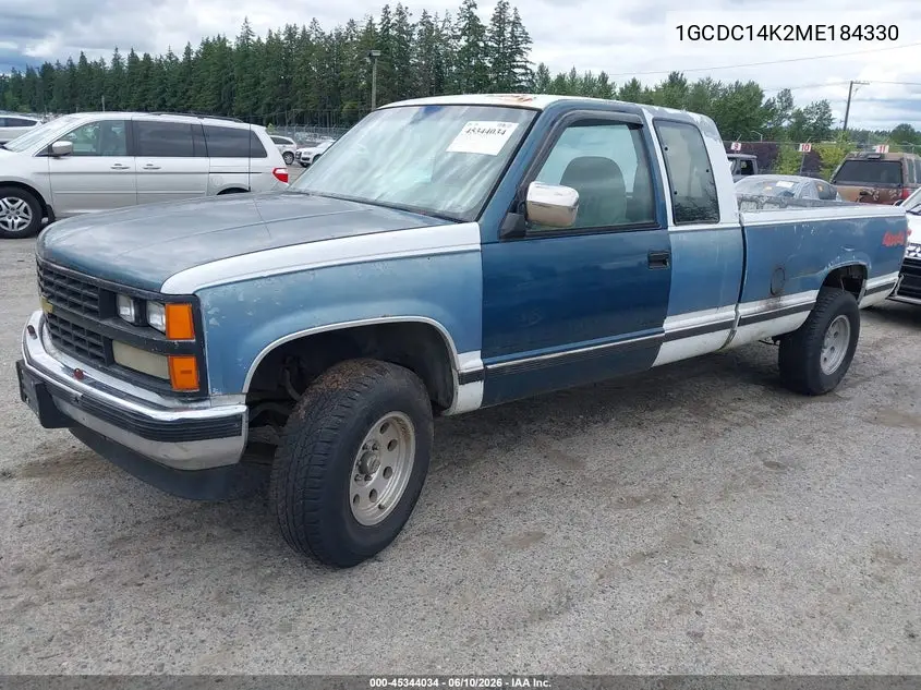 1991 Chevrolet Gmt-400 C1500 VIN: 1GCDC14K2ME184330 Lot: 45344034