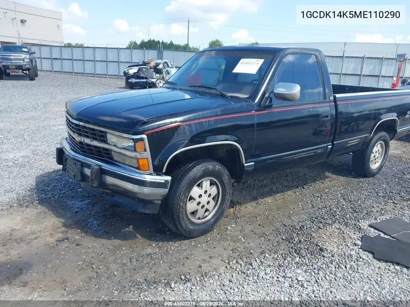 1991 Chevrolet Gmt-400 K1500 VIN: 1GCDK14K5ME110290 Lot: 45502275