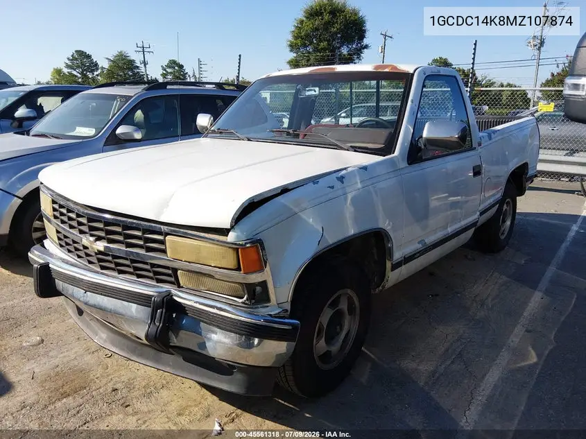 1991 Chevrolet Gmt-400 C1500 VIN: 1GCDC14K8MZ107874 Lot: 45561318