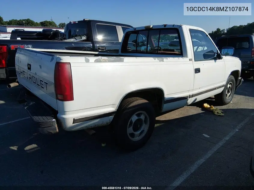 1991 Chevrolet Gmt-400 C1500 VIN: 1GCDC14K8MZ107874 Lot: 45561318