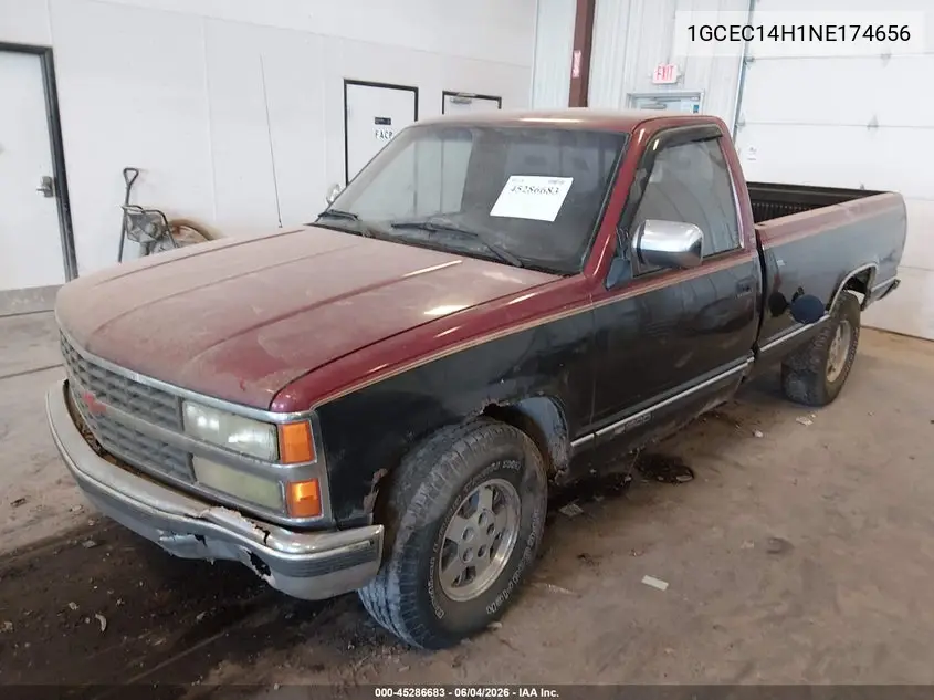 1992 Chevrolet Gmt-400 C1500 VIN: 1GCEC14H1NE174656 Lot: 45286683