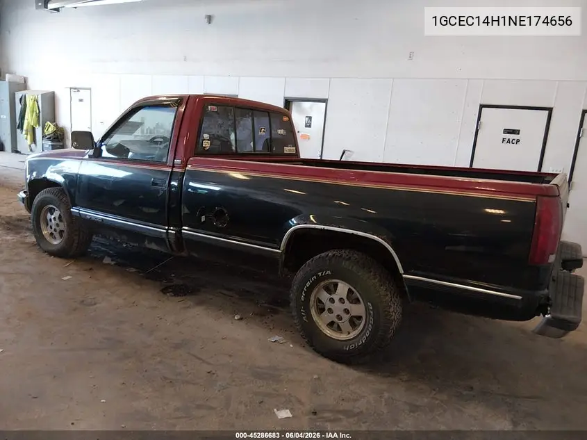 1992 Chevrolet Gmt-400 C1500 VIN: 1GCEC14H1NE174656 Lot: 45286683