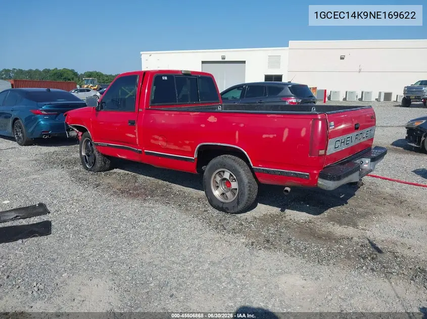 1992 Chevrolet Gmt-400 C1500 VIN: 1GCEC14K9NE169622 Lot: 45506868
