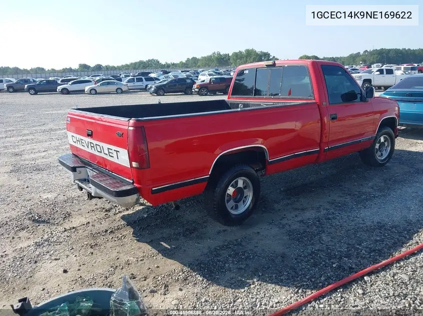 1992 Chevrolet Gmt-400 C1500 VIN: 1GCEC14K9NE169622 Lot: 45506868
