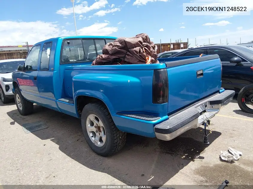 1992 Chevrolet Gmt-400 K1500 VIN: 2GCEK19KXN1248522 Lot: 45560126