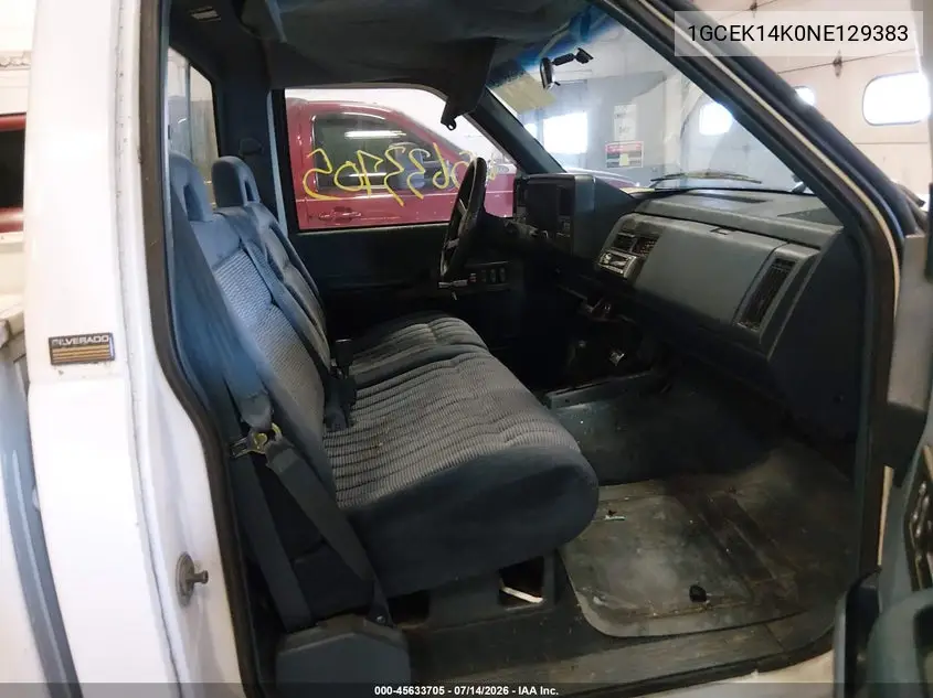 1992 Chevrolet Gmt-400 K1500 VIN: 1GCEK14K0NE129383 Lot: 45633705