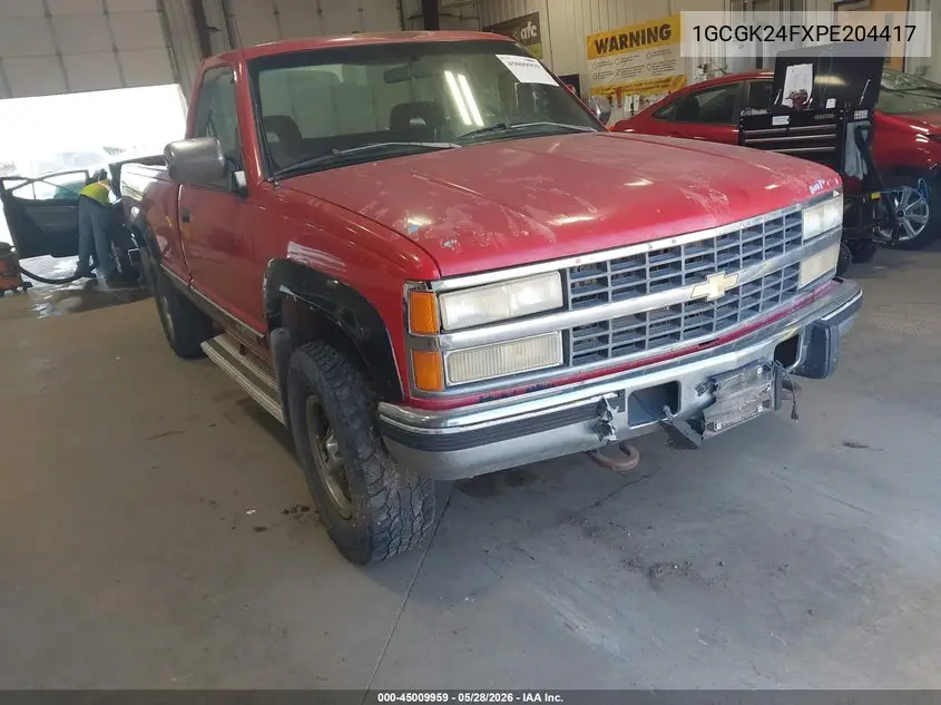 1993 Chevrolet Gmt-400 K2500 VIN: 1GCGK24FXPE204417 Lot: 45009959