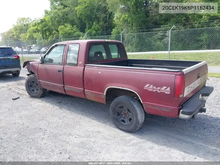 1993 Chevrolet Gmt-400 K1500 VIN: 2GCEK19K6P1162434 Lot: 45214917