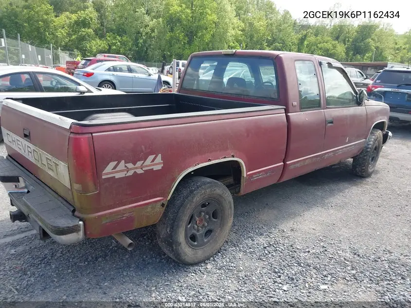1993 Chevrolet Gmt-400 K1500 VIN: 2GCEK19K6P1162434 Lot: 45214917