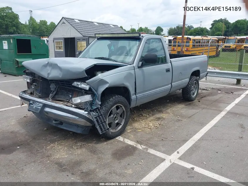 1993 Chevrolet Gmt-400 K1500 VIN: 1GCEK14K4PE154189 Lot: 45249479