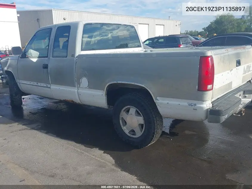 1993 Chevrolet Gmt-400 K1500 VIN: 2GCEK19Z3P1135897 Lot: 45511631