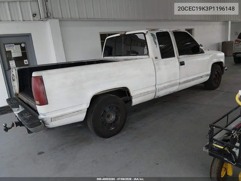1993 Chevrolet Gmt-400 C1500 VIN: 2GCEC19K3P1196148 Lot: 45553288