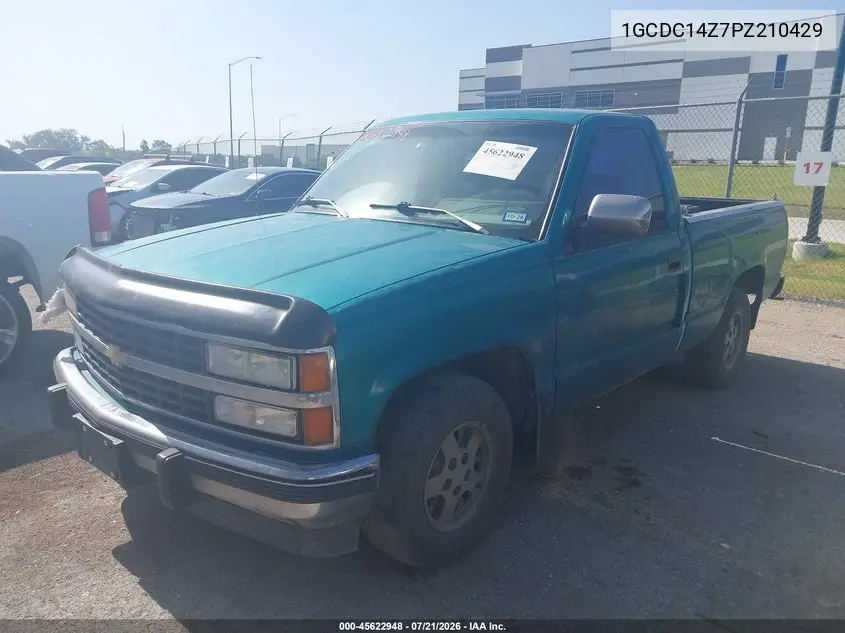 1993 Chevrolet Gmt-400 C1500 VIN: 1GCDC14Z7PZ210429 Lot: 45622948