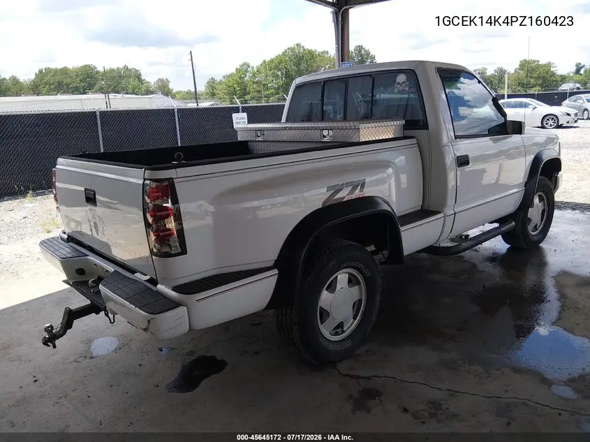 1993 Chevrolet Gmt-400 K1500 VIN: 1GCEK14K4PZ160423 Lot: 45645172