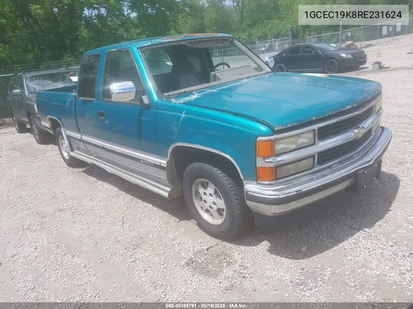 1994 Chevrolet Gmt-400 C1500 VIN: 1GCEC19K8RE231624 Lot: 45169791