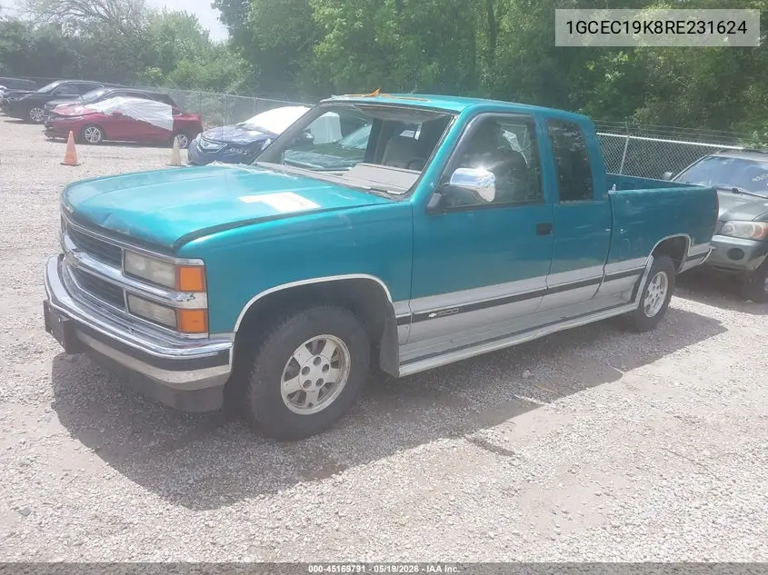 1994 Chevrolet Gmt-400 C1500 VIN: 1GCEC19K8RE231624 Lot: 45169791