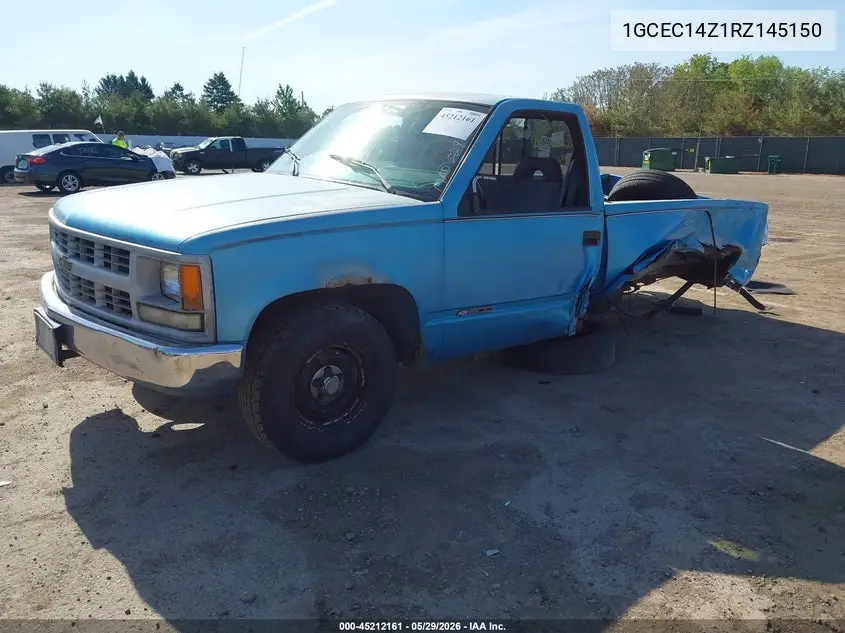 1994 Chevrolet Gmt-400 C1500 VIN: 1GCEC14Z1RZ145150 Lot: 45212161