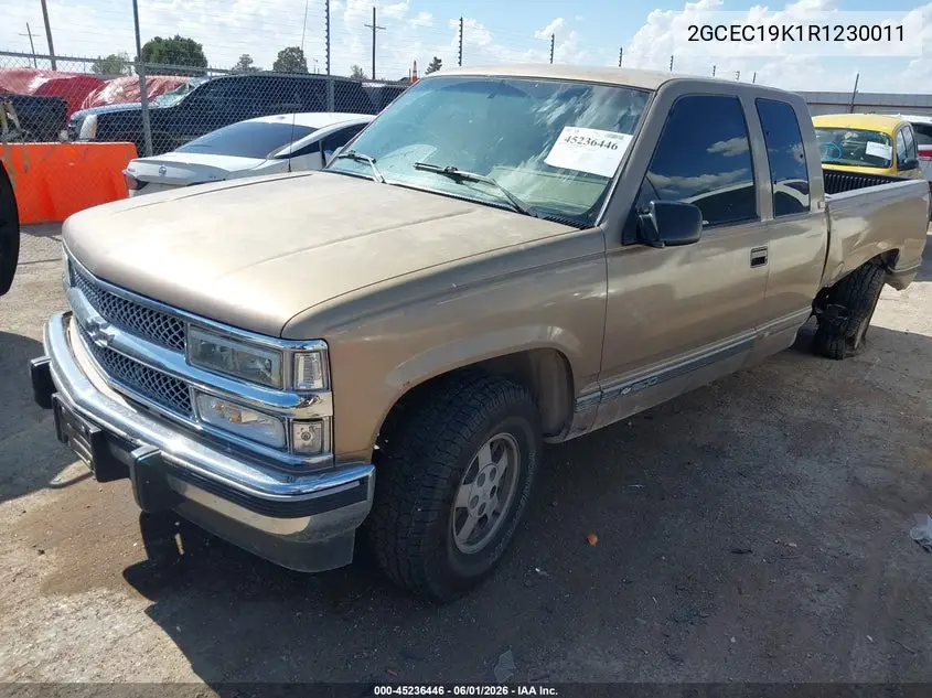 1994 Chevrolet Gmt-400 C1500 VIN: 2GCEC19K1R1230011 Lot: 45236446