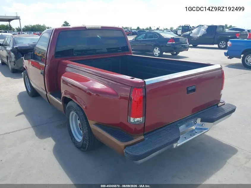 1994 Chevrolet Gmt-400 C1500 VIN: 1GCDC14Z9RZ192499 Lot: 45305570