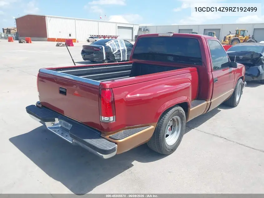 1994 Chevrolet Gmt-400 C1500 VIN: 1GCDC14Z9RZ192499 Lot: 45305570