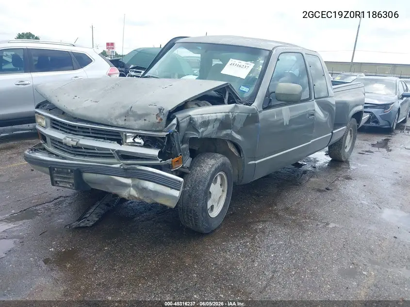 1994 Chevrolet Gmt-400 C1500 VIN: 2GCEC19Z0R1186306 Lot: 45316237