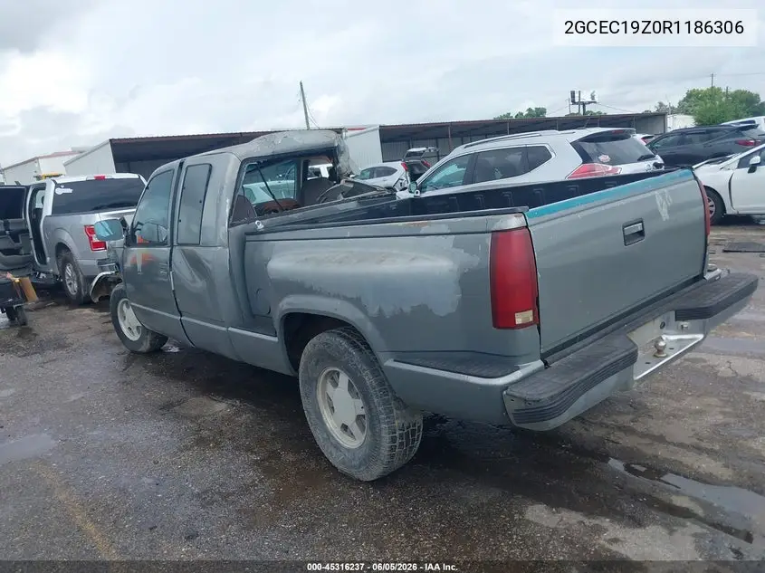 1994 Chevrolet Gmt-400 C1500 VIN: 2GCEC19Z0R1186306 Lot: 45316237