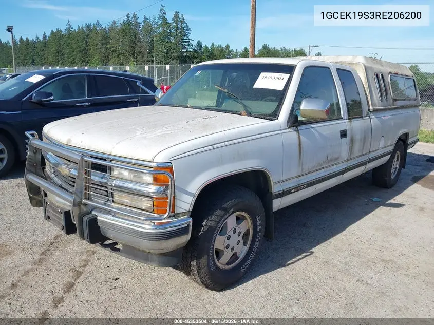 1994 Chevrolet Gmt-400 K1500 VIN: 1GCEK19S3RE206200 Lot: 45353504