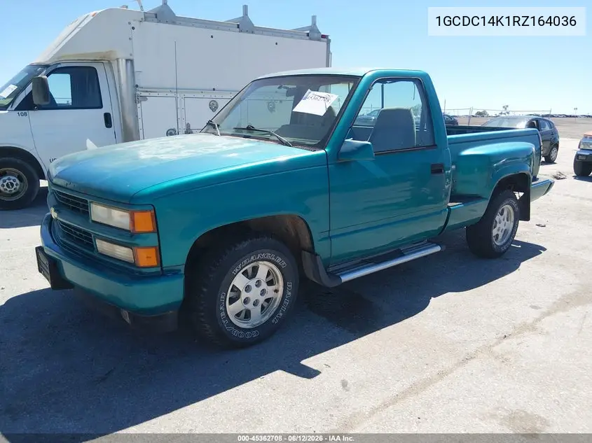 1994 Chevrolet Gmt-400 C1500 VIN: 1GCDC14K1RZ164036 Lot: 45362708
