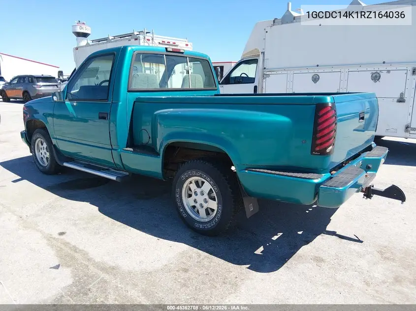 1994 Chevrolet Gmt-400 C1500 VIN: 1GCDC14K1RZ164036 Lot: 45362708