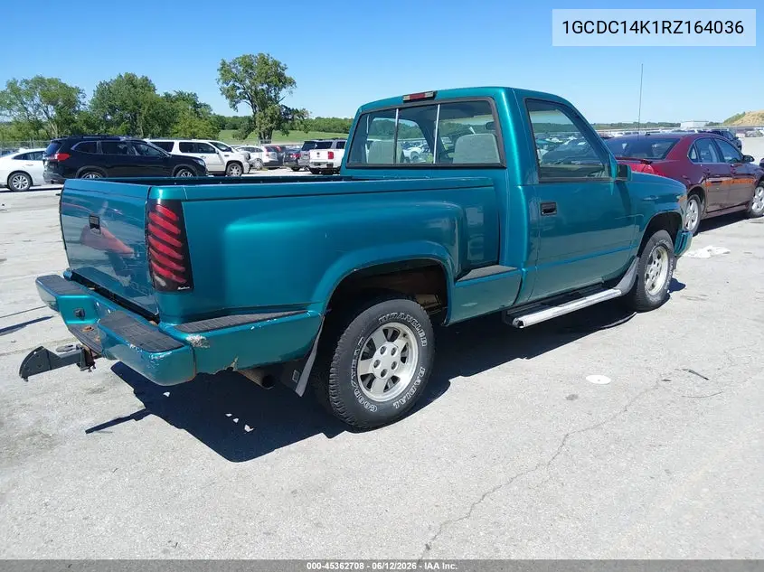 1994 Chevrolet Gmt-400 C1500 VIN: 1GCDC14K1RZ164036 Lot: 45362708