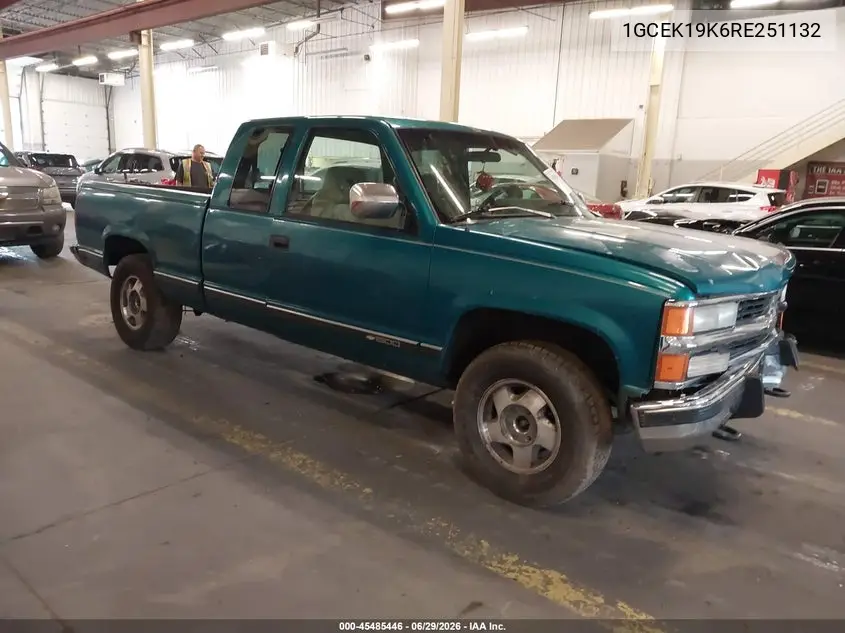 1994 Chevrolet Gmt-400 K1500 VIN: 1GCEK19K6RE251132 Lot: 45485446