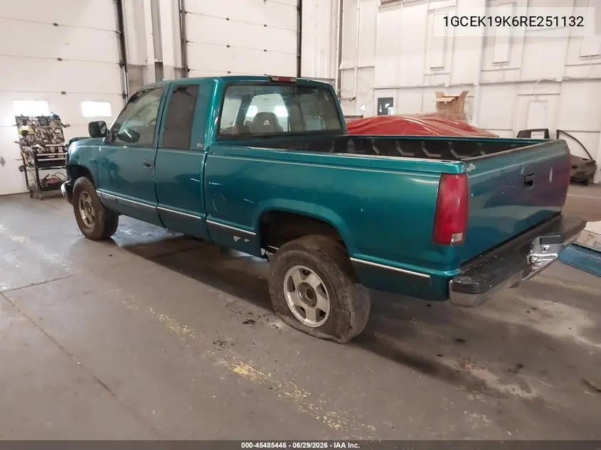 1994 Chevrolet Gmt-400 K1500 VIN: 1GCEK19K6RE251132 Lot: 45485446