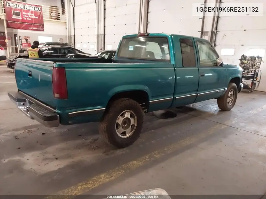 1994 Chevrolet Gmt-400 K1500 VIN: 1GCEK19K6RE251132 Lot: 45485446
