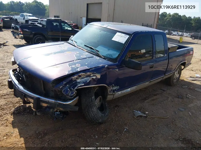 1994 Chevrolet Gmt-400 K1500 VIN: 1GCEK19K6RE113929 Lot: 45495231