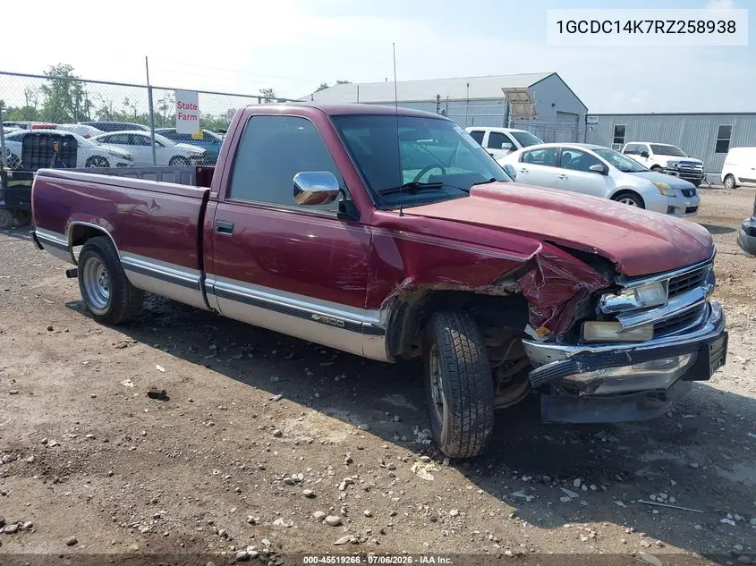 1994 Chevrolet Gmt-400 C1500 VIN: 1GCDC14K7RZ258938 Lot: 45519266
