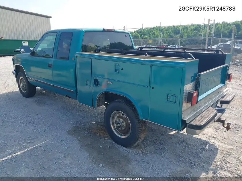 1994 Chevrolet Gmt-400 K2500 VIN: 2GCFK29K5R1248783 Lot: 45521157