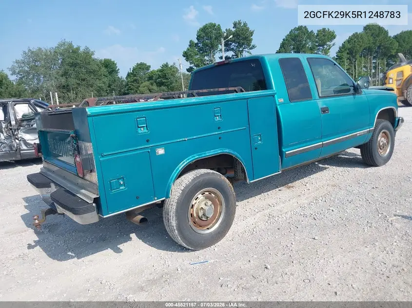 1994 Chevrolet Gmt-400 K2500 VIN: 2GCFK29K5R1248783 Lot: 45521157