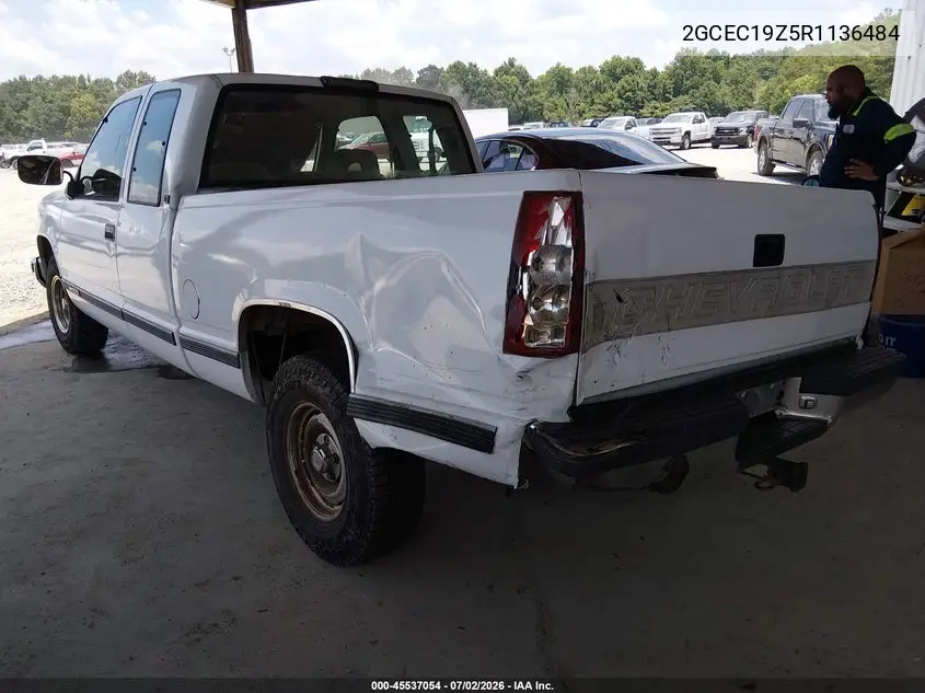 1994 Chevrolet Gmt-400 C1500 VIN: 2GCEC19Z5R1136484 Lot: 45537054