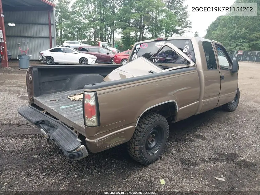 1994 Chevrolet Gmt-400 C1500 VIN: 2GCEC19K7R1154262 Lot: 45552740