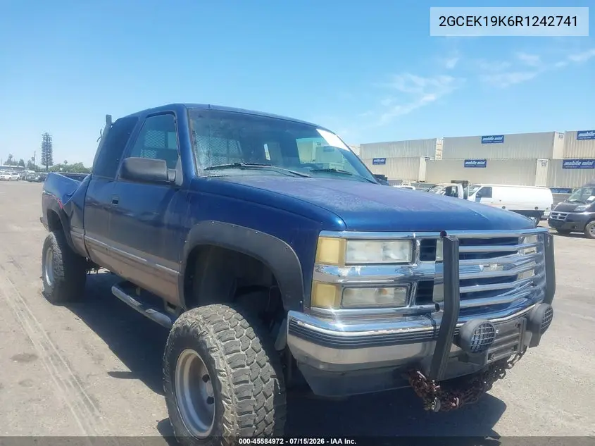 1994 Chevrolet Gmt-400 K1500 VIN: 2GCEK19K6R1242741 Lot: 45584972