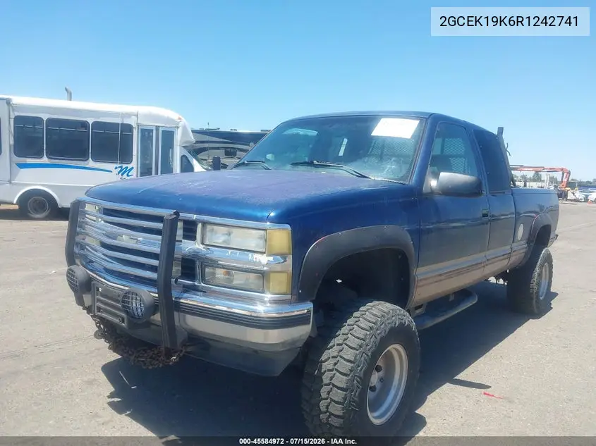1994 Chevrolet Gmt-400 K1500 VIN: 2GCEK19K6R1242741 Lot: 45584972