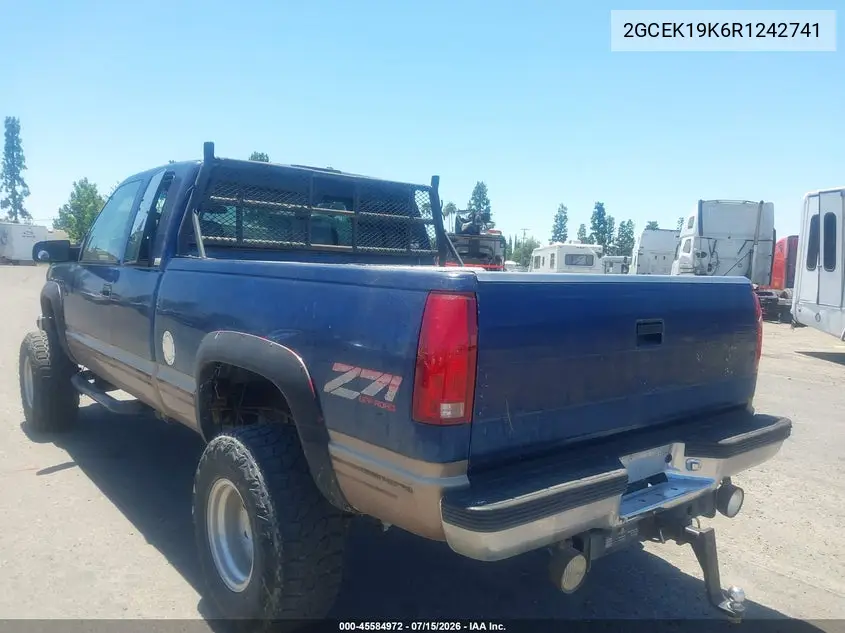 1994 Chevrolet Gmt-400 K1500 VIN: 2GCEK19K6R1242741 Lot: 45584972
