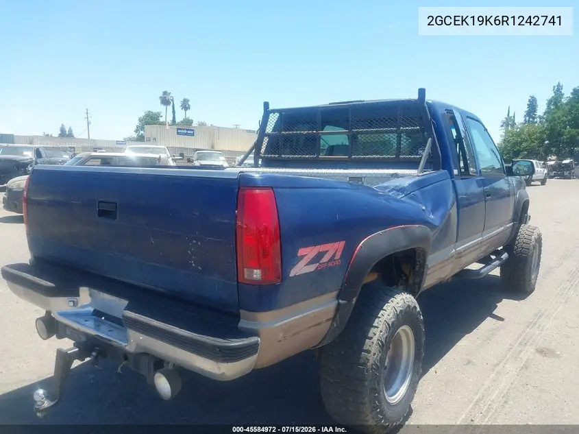 1994 Chevrolet Gmt-400 K1500 VIN: 2GCEK19K6R1242741 Lot: 45584972