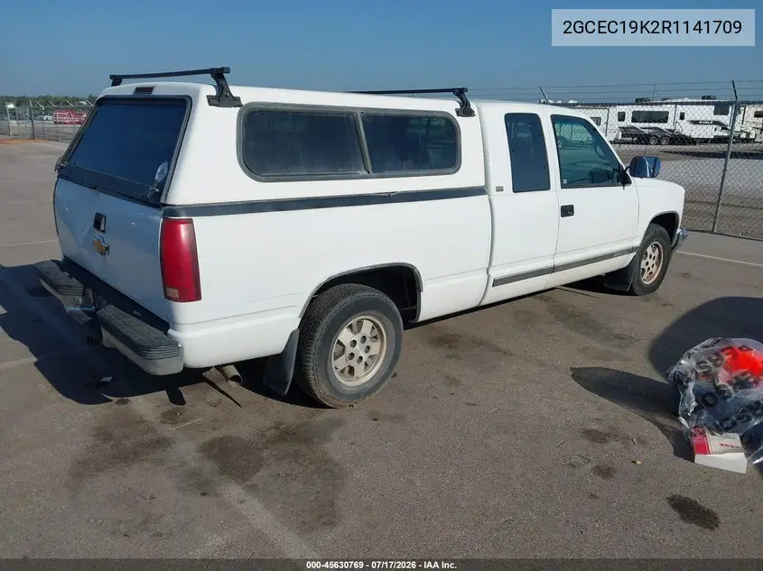 1994 Chevrolet Gmt-400 C1500 VIN: 2GCEC19K2R1141709 Lot: 45630769
