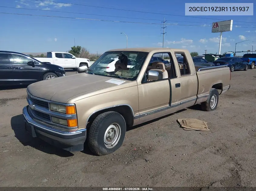 1994 Chevrolet Gmt-400 C1500 VIN: 2GCEC19Z3R1151937 Lot: 45666561