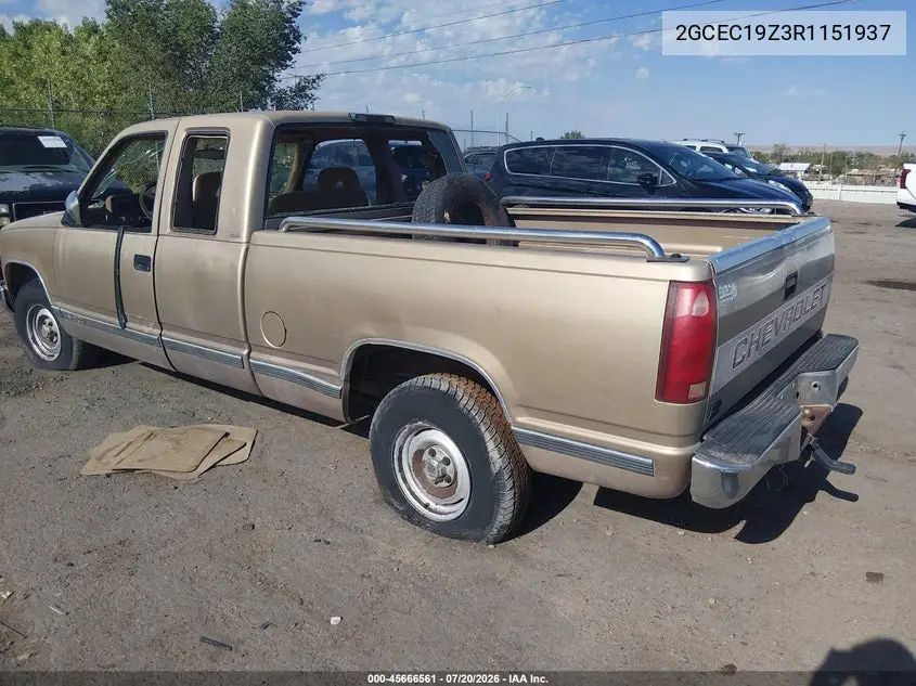 1994 Chevrolet Gmt-400 C1500 VIN: 2GCEC19Z3R1151937 Lot: 45666561